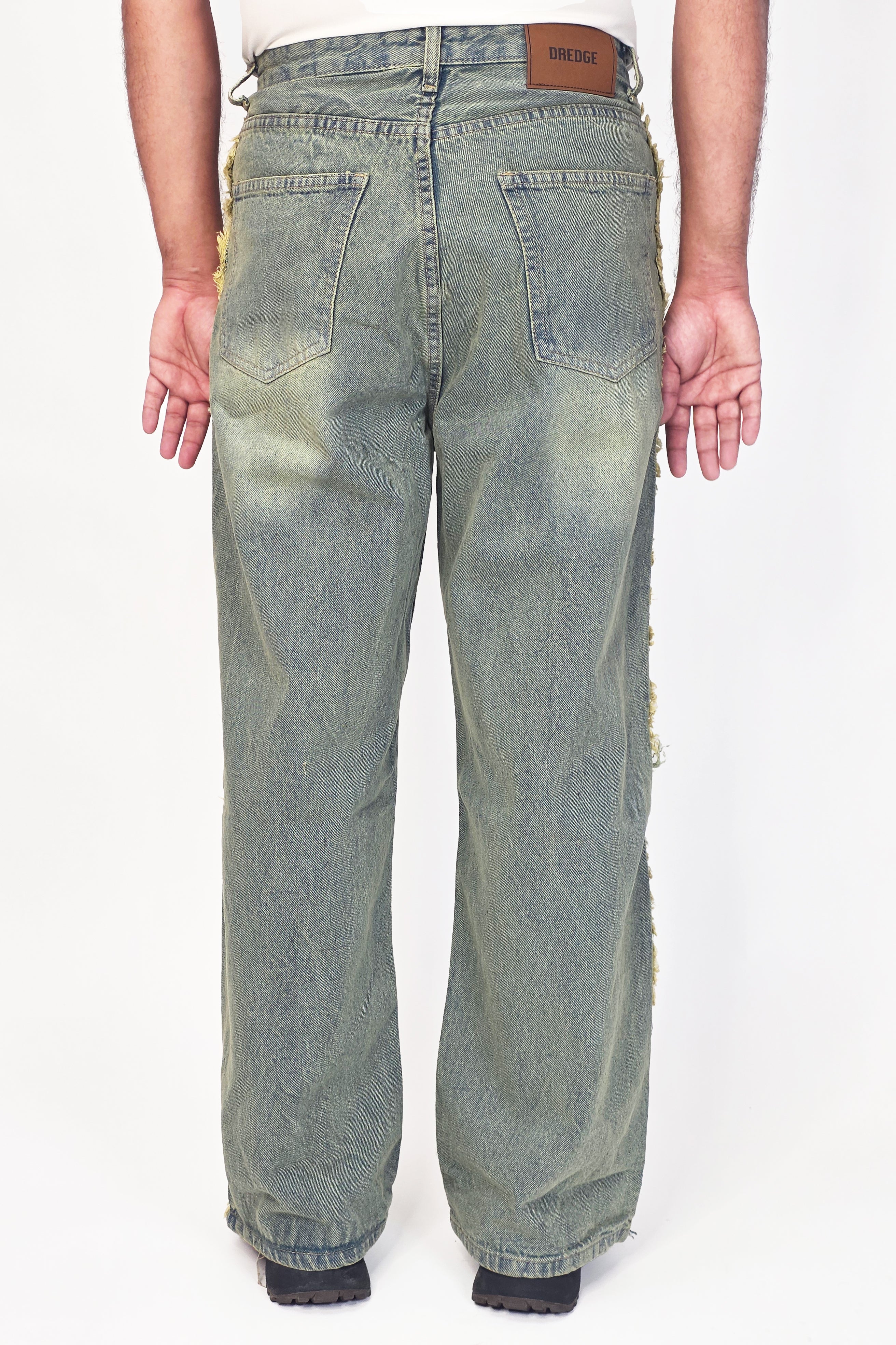 Sidefade Raw-Edge Denim
