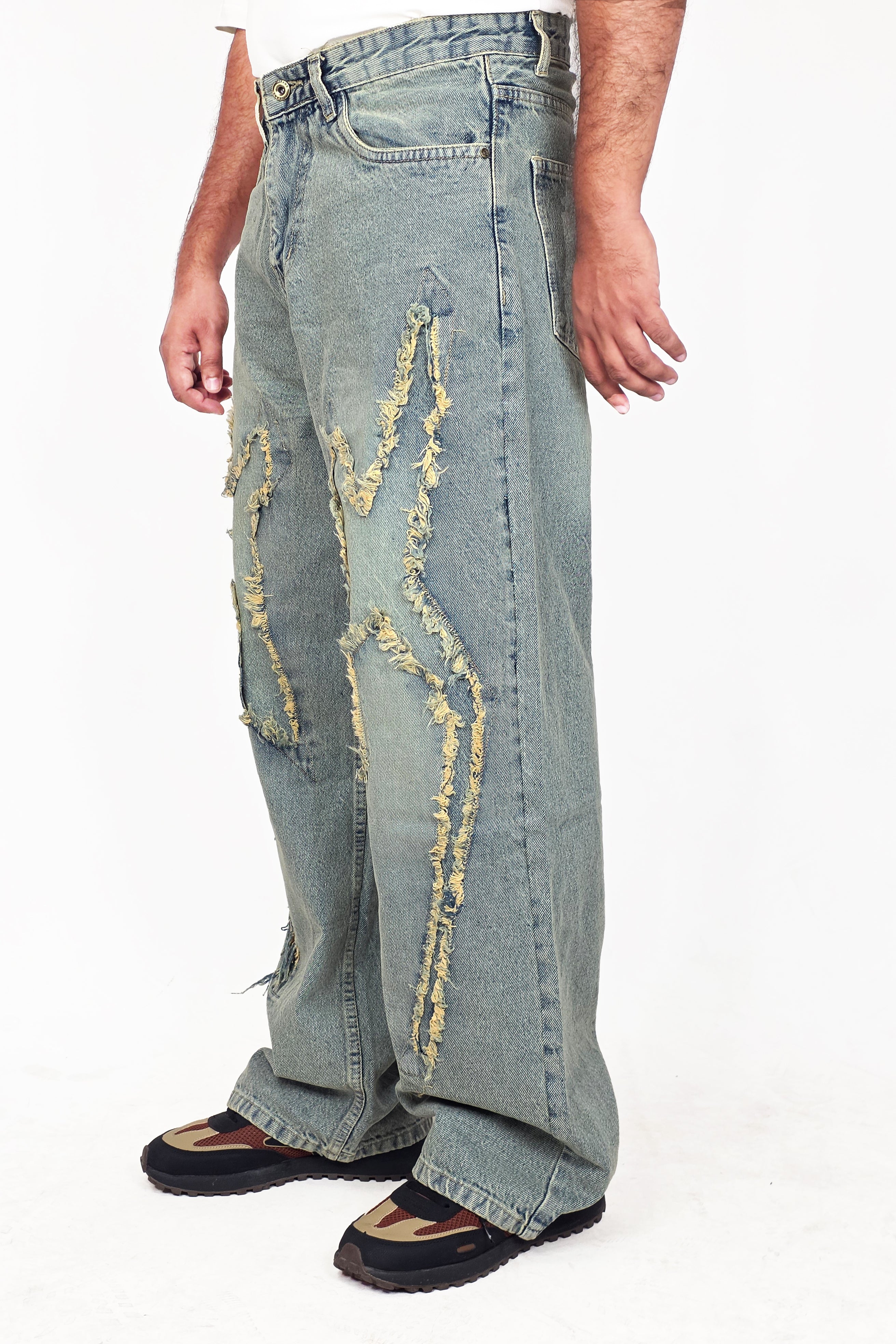 Rogue Fray Wide-Leg Denim