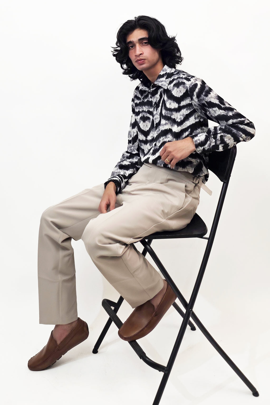 Black & White Anime Shirt