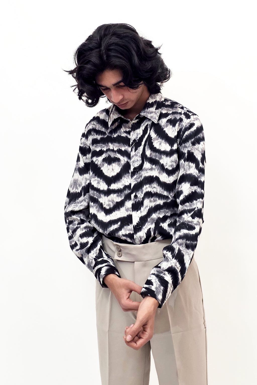 Black & White Anime Shirt