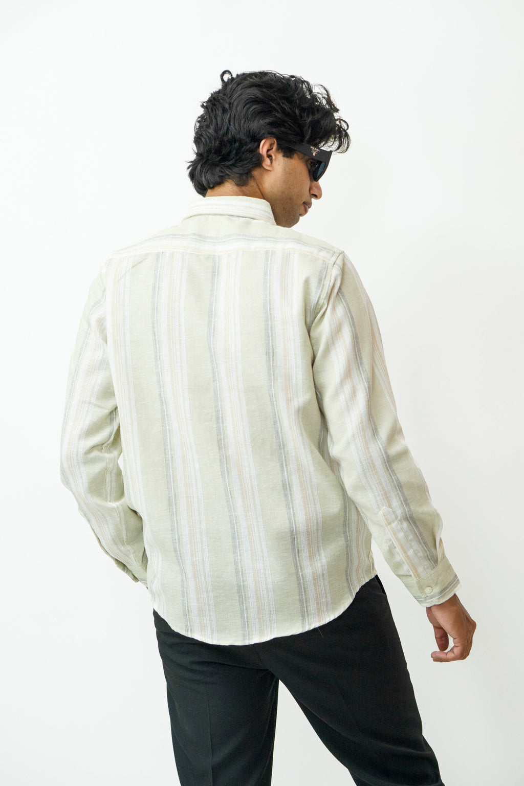 Dredge Cream Stripe Shirt Dredge