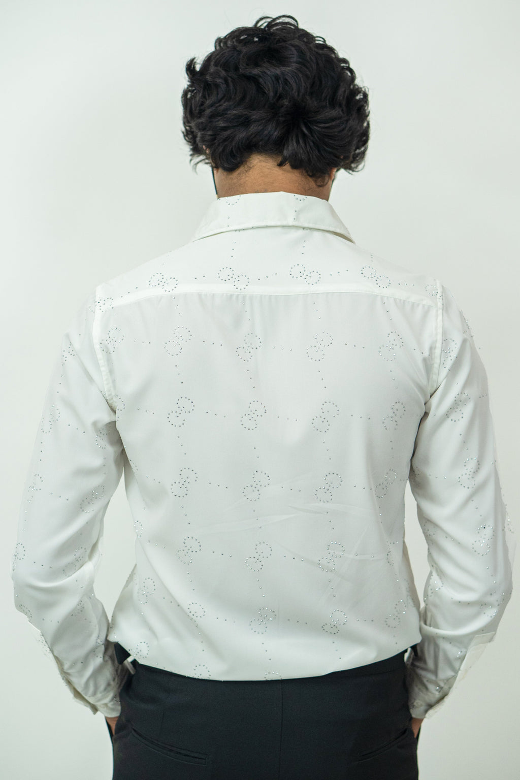 Dredge White Party Wear Shirt Dredge