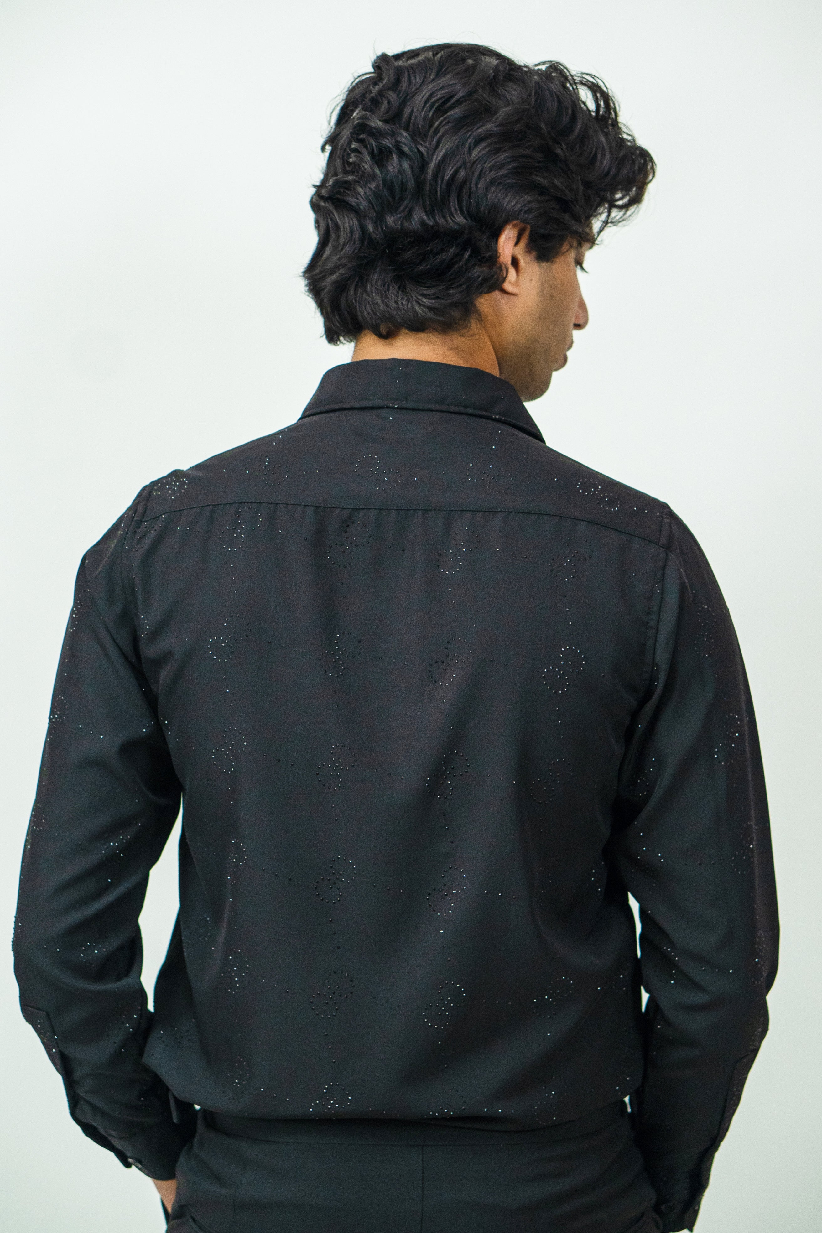 Dredge Embellished Black Shirt Dredge