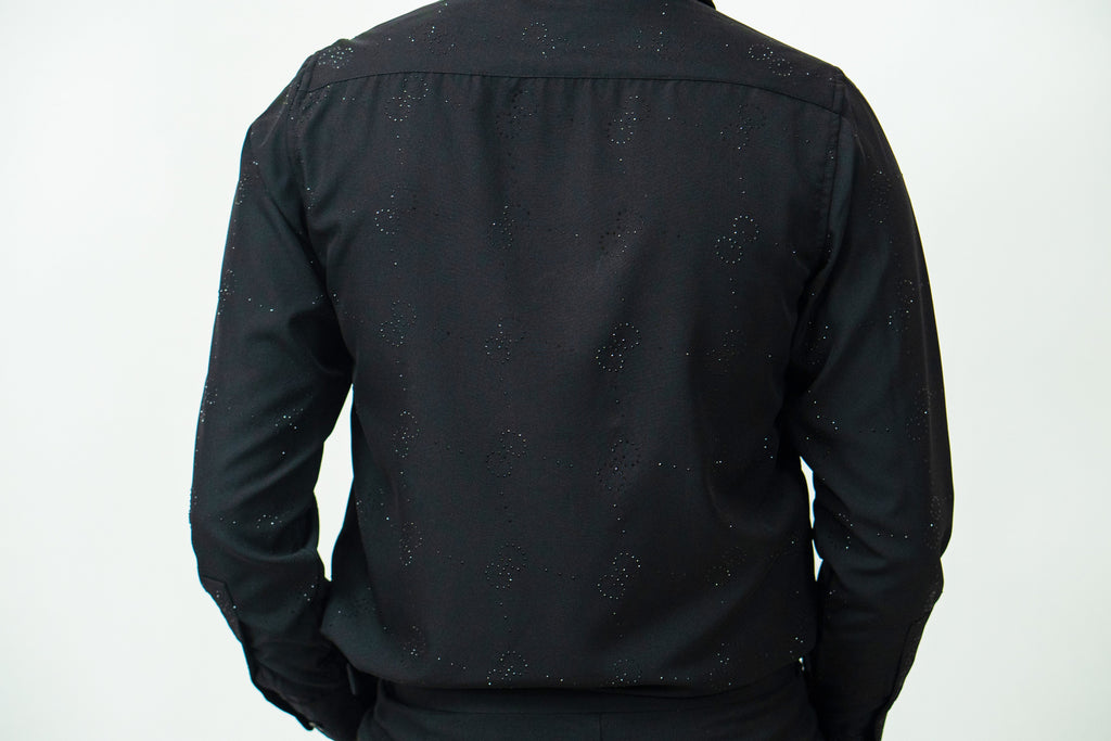 Dredge Embellished Black Shirt Dredge