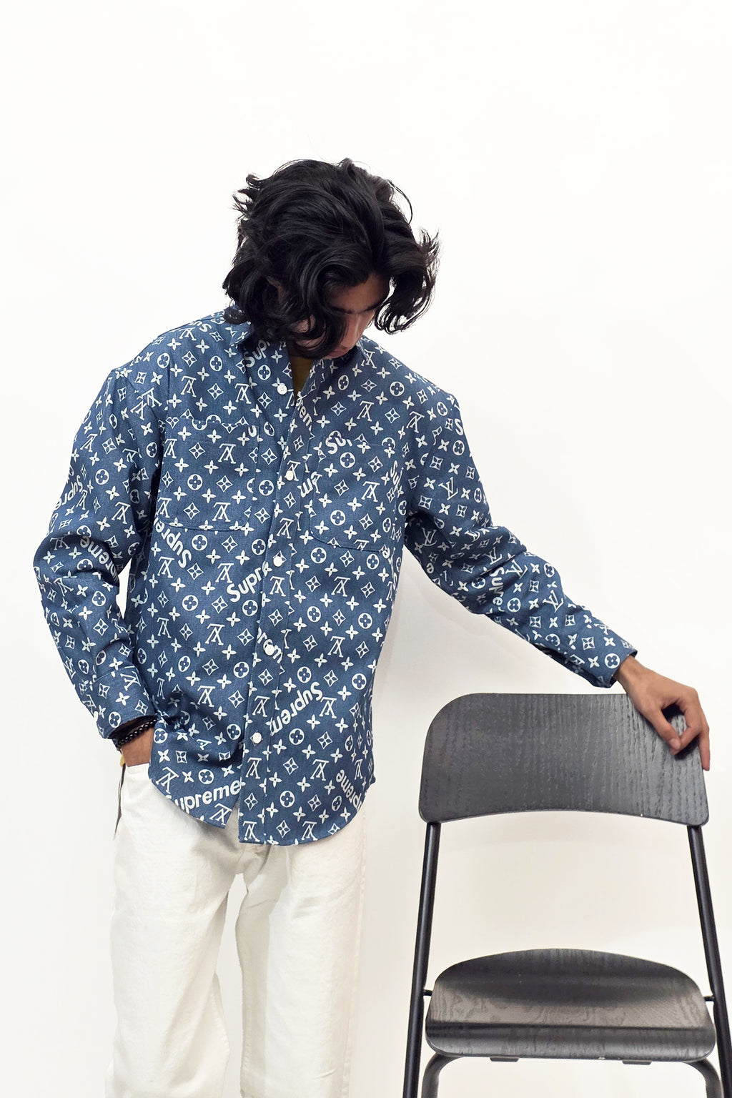 Denim Dark Blue Supreme Shirt