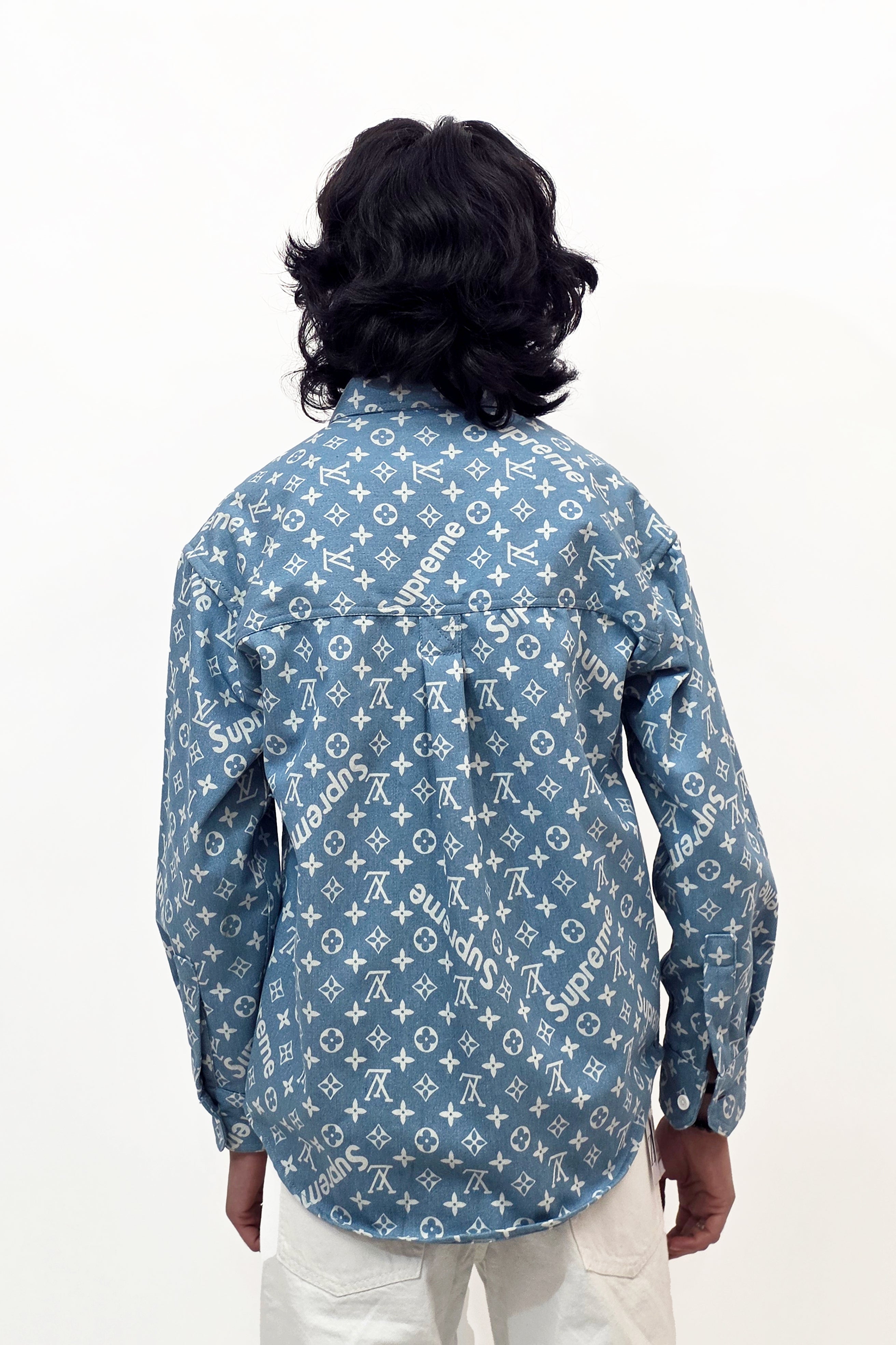 Denim Light Blue Supreme Shirt