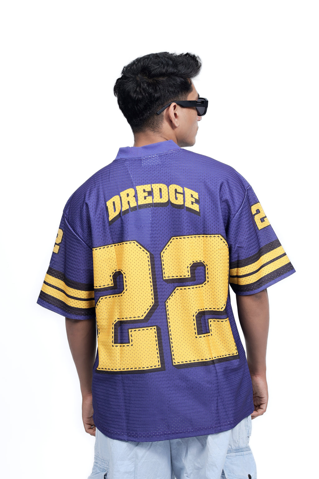 Dredge Supply  Purple and Yellow Mesh Sporty