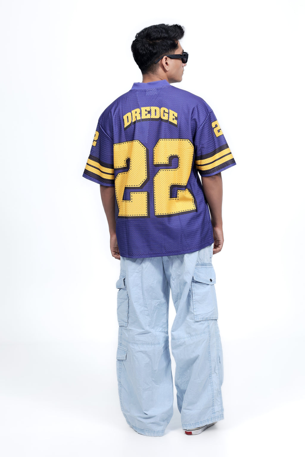 Dredge Supply  Purple and Yellow Mesh Sporty