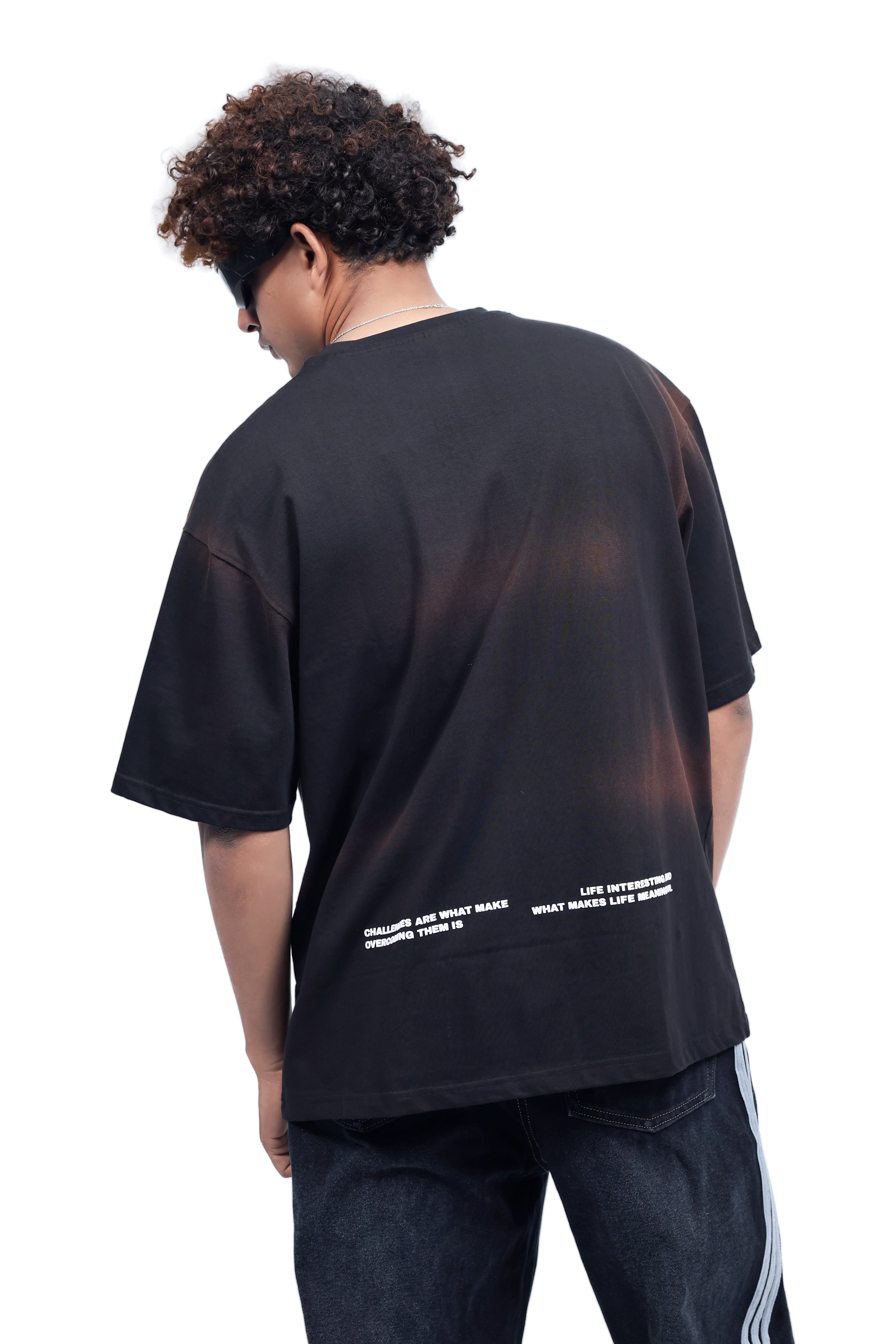 Dredge Oversized Black Tribal Flame