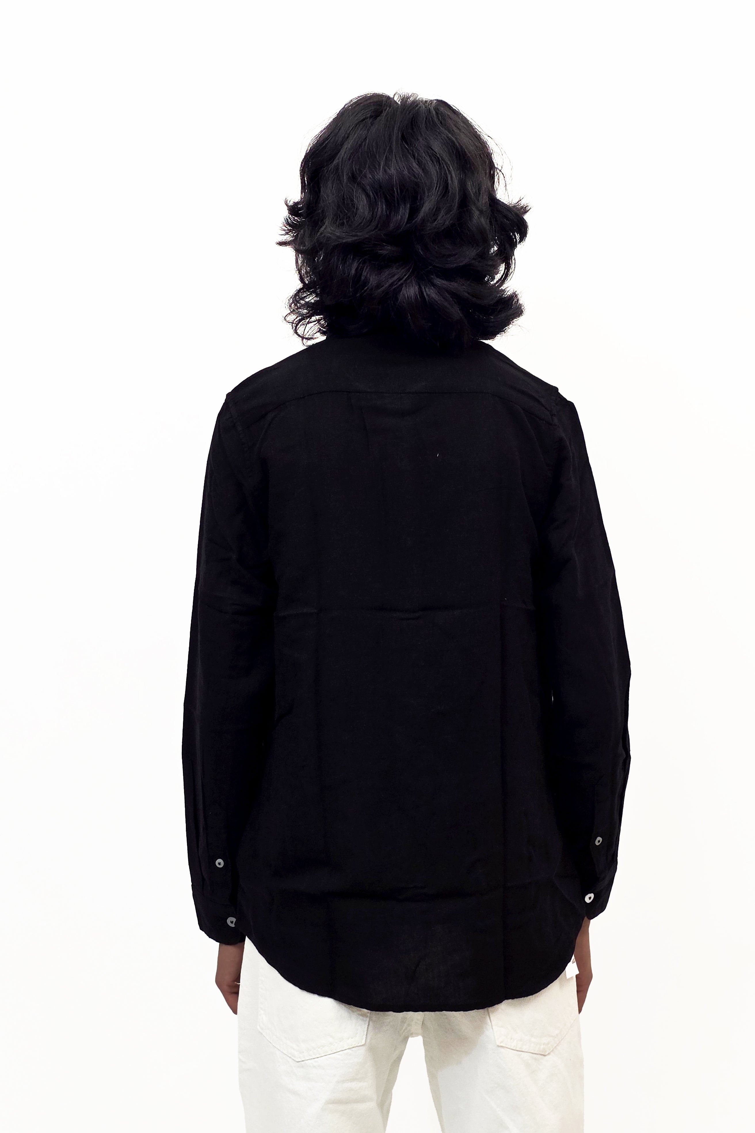 Linen Black Shirt