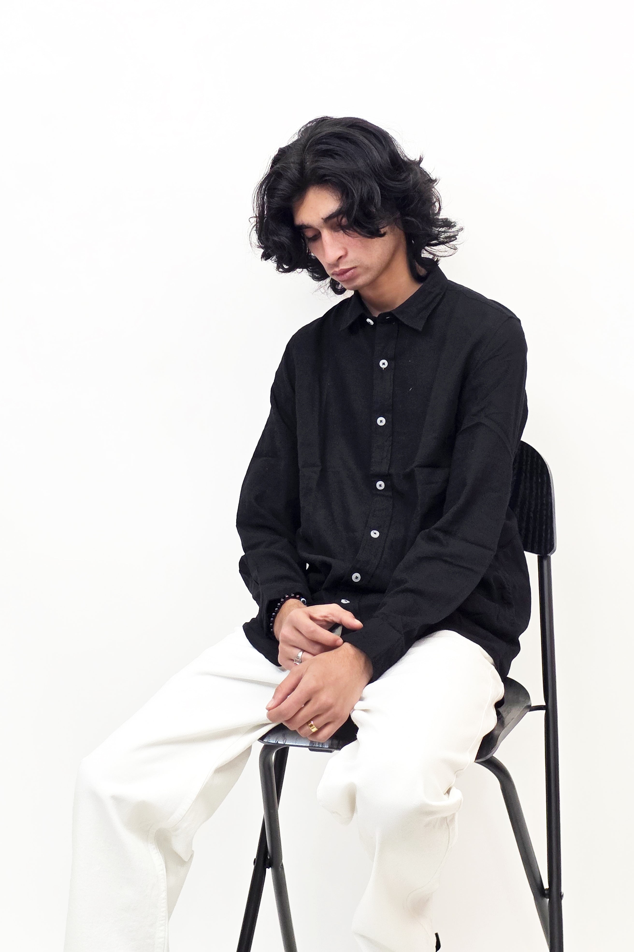 Linen Black Shirt