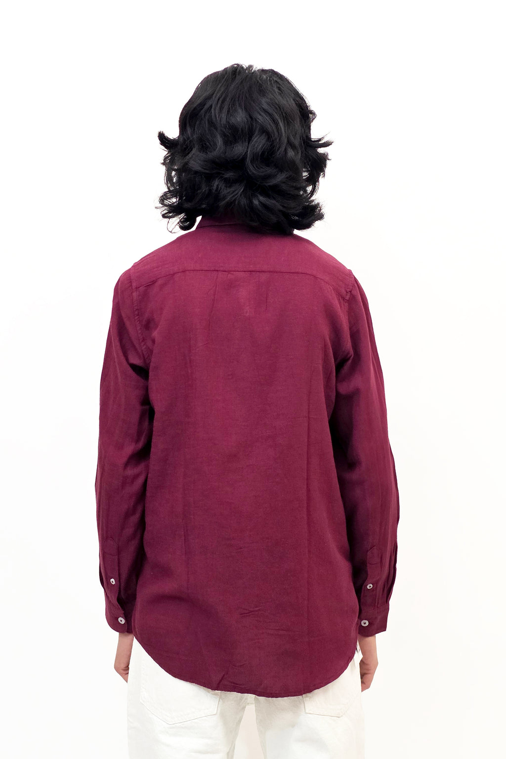 Linen Burgundy Shirt