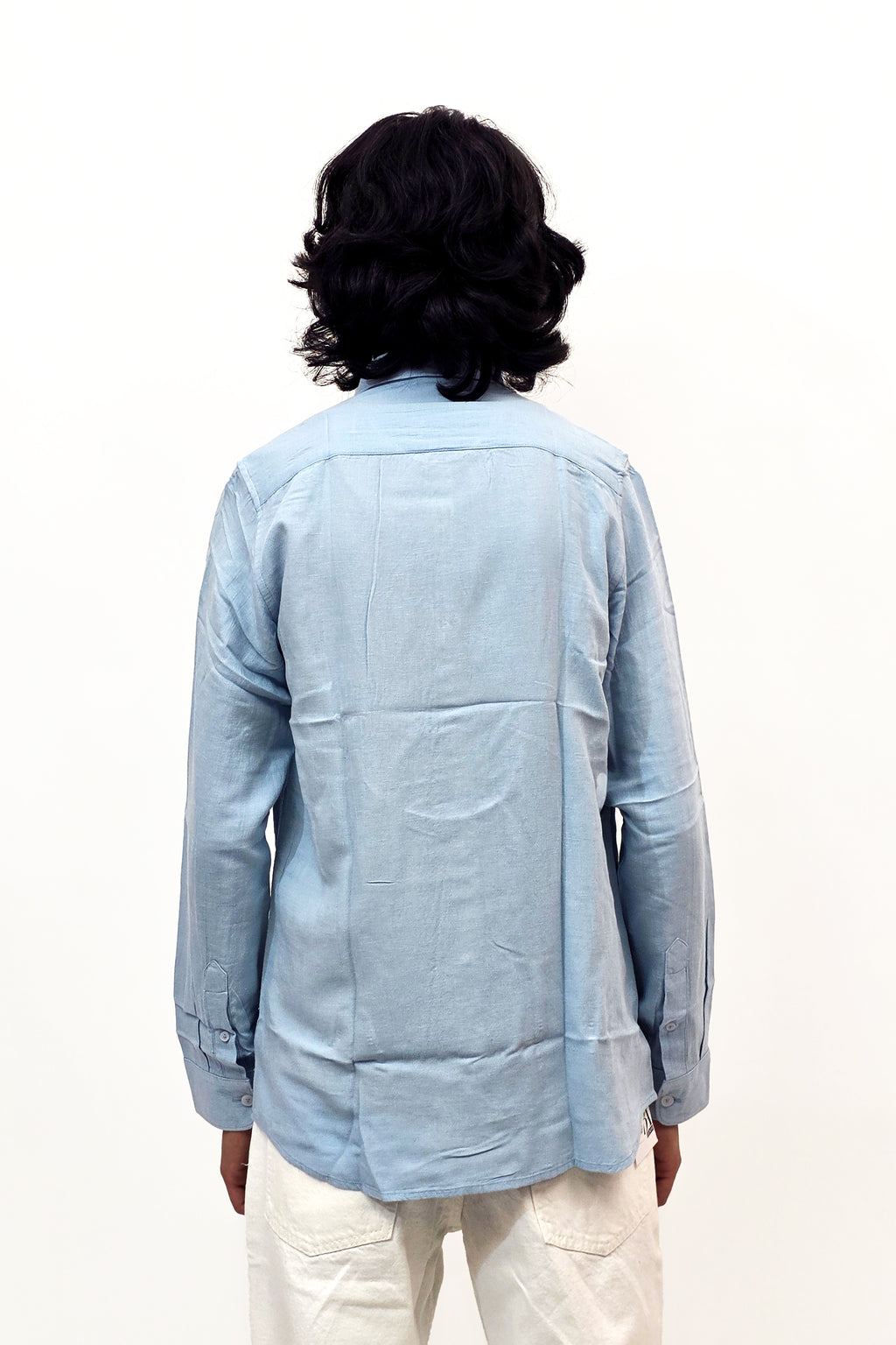 Linen Sky Blue Shirt