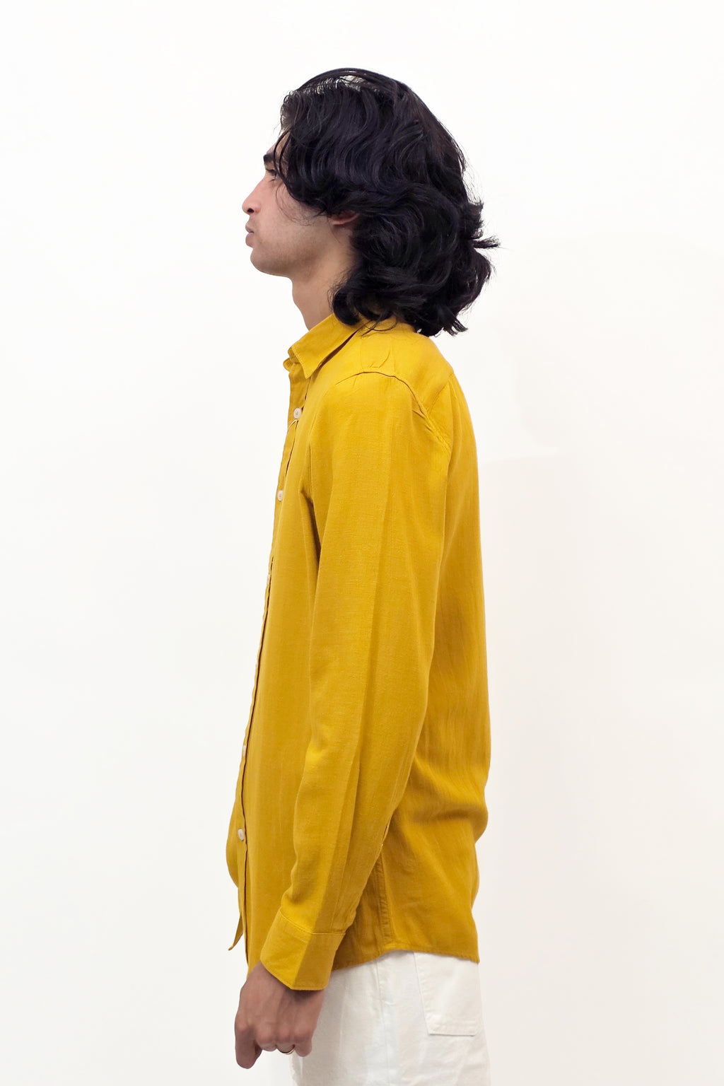 Linen Yellow Shirt