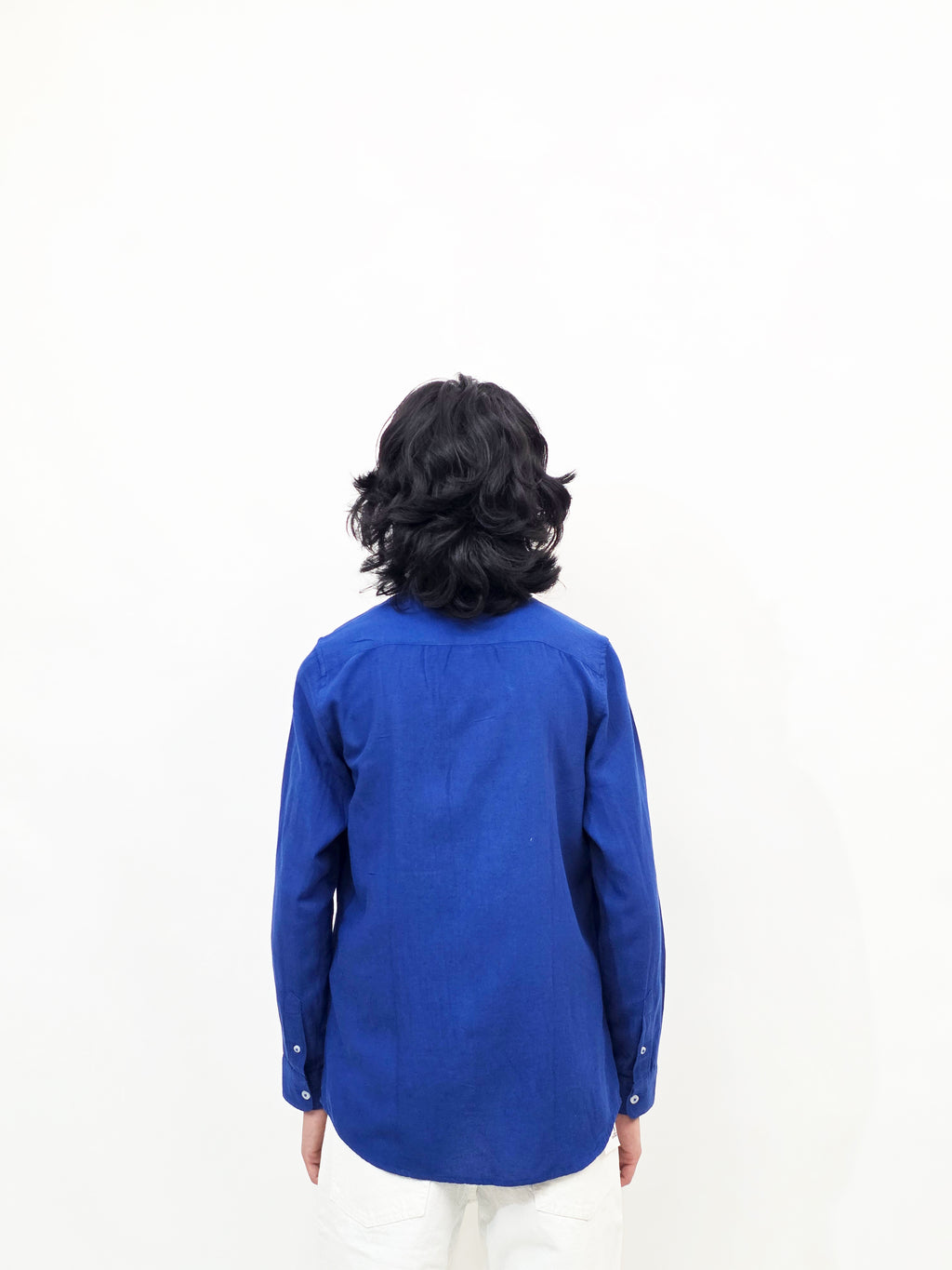 Dredge Linen Dark Denim Blue Shirt