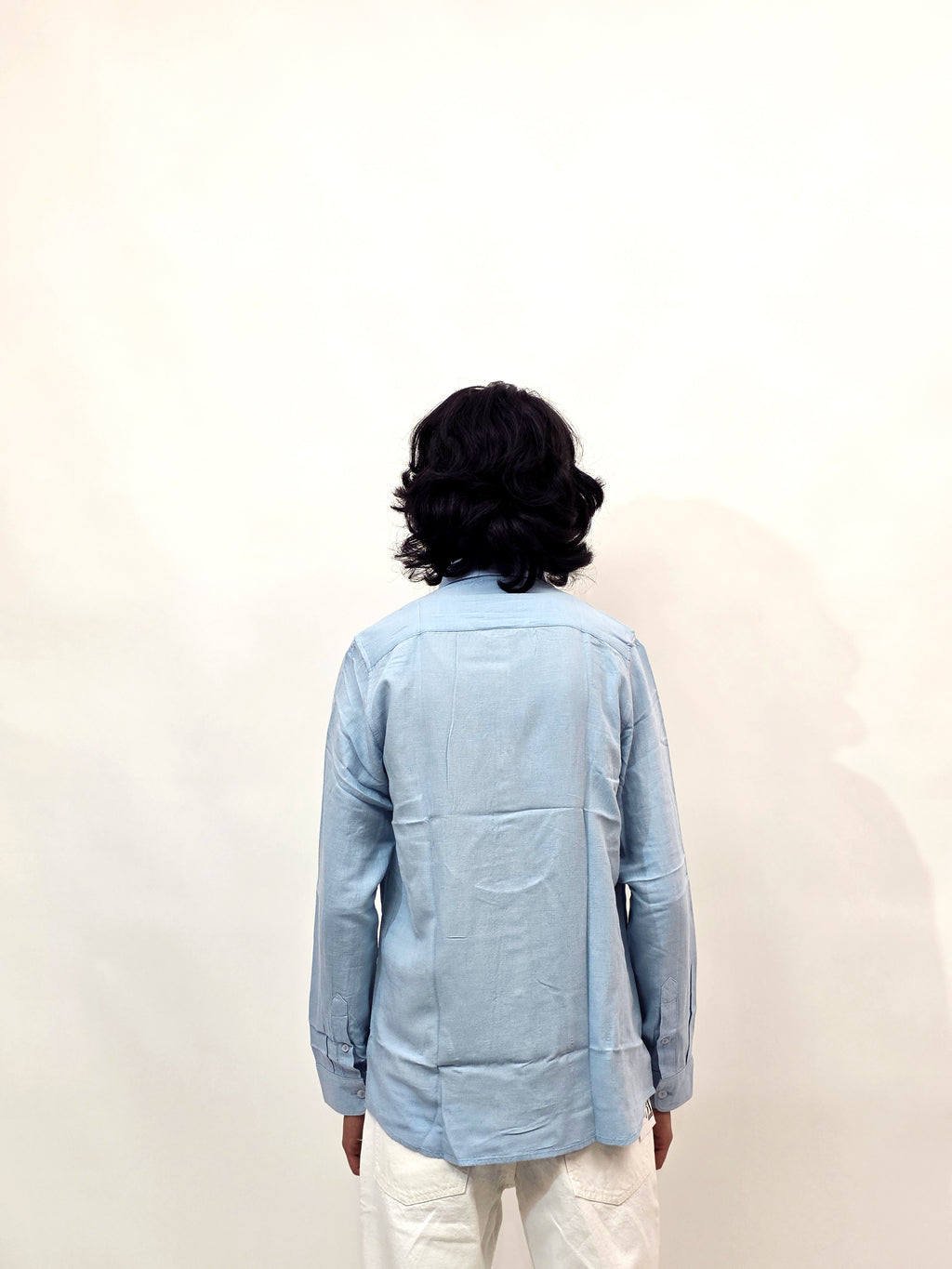 Dredge Linen Sky Blue Shirt