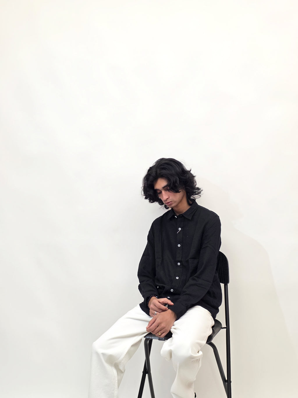Dredge Linen Black Shirt