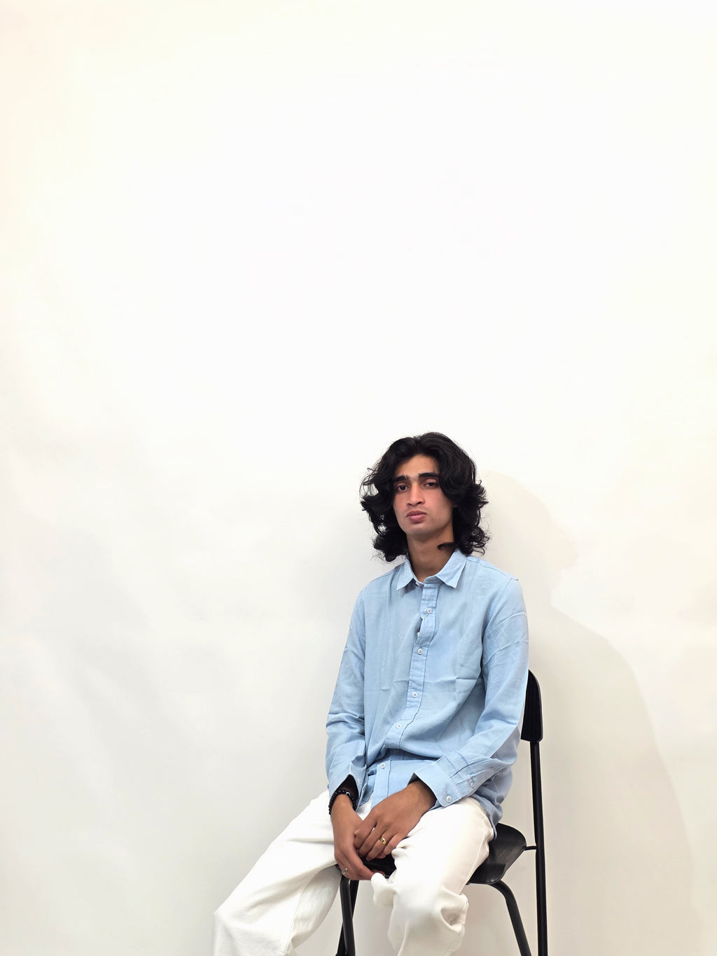 Dredge Linen Sky Blue Shirt